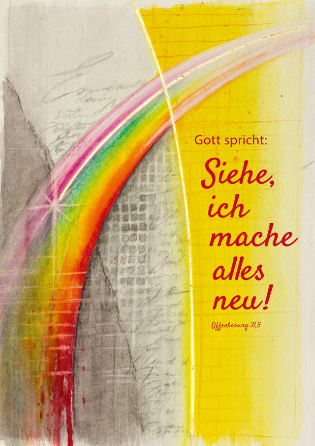 Jahreslosung 2026 - Verlag am Birnbach - Gott spricht: Siehe, ich mache alles neu. Offenbarung 21,5
