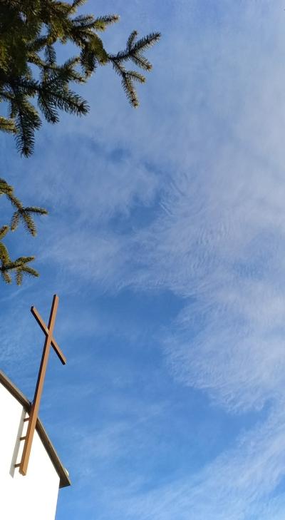 Kirchturm-Himmel